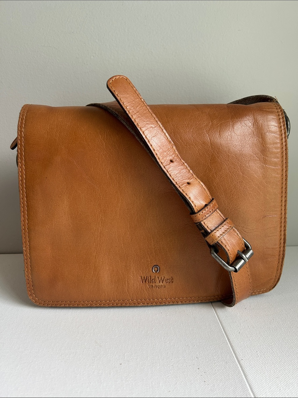 Wild West MAYA Leather Messenger Crossbody Bag